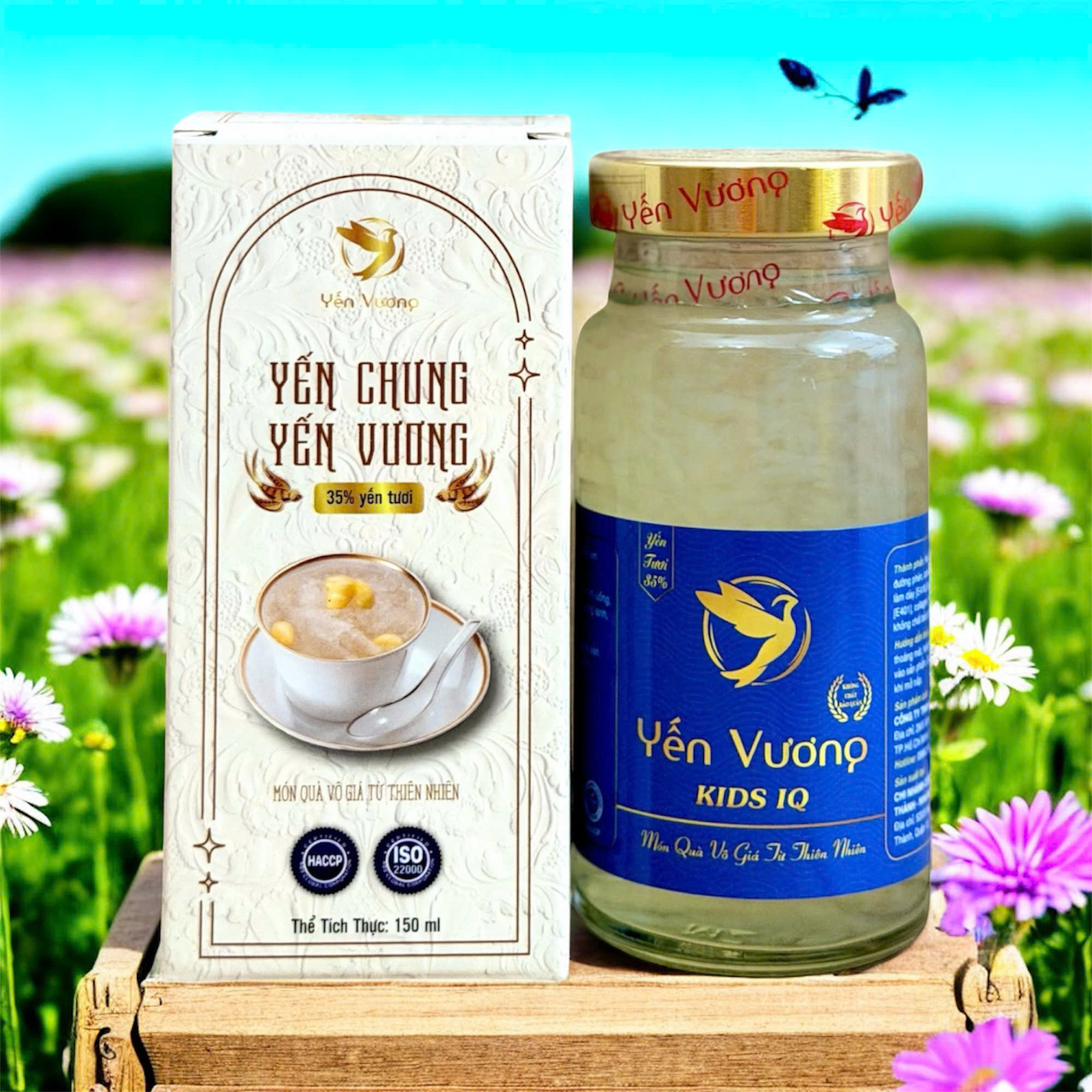 Hũ yến Vương 140ml có hộp Kids IQ